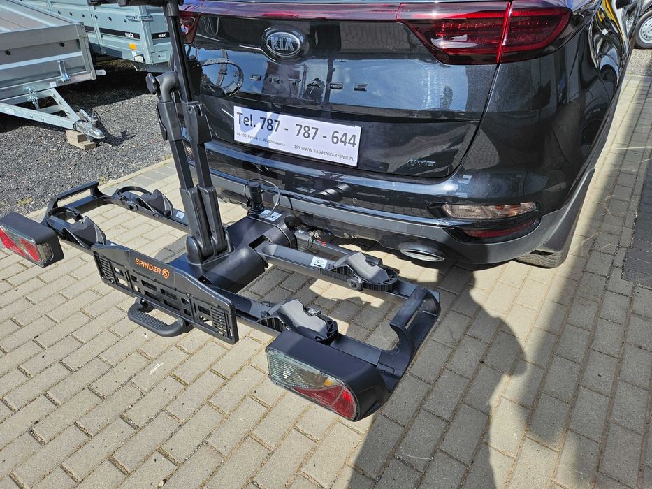 Bagażnik Platforma rowerowa na hak SPINDER TX2 z możliwością rozbudowy