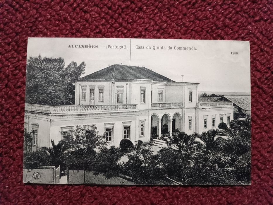 Alcanhões - Casa da Quinta da Commenda (postal)