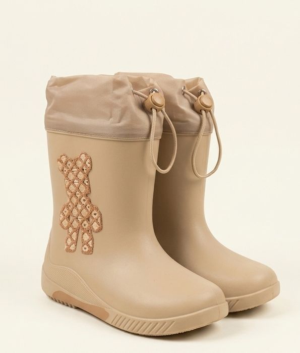 Дитячі гумові чоботи 20 см + грязепруф 110-116 напівкомбінезон