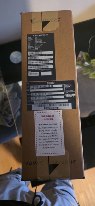 Laptop Gamingowy AORUS  MASTER 18