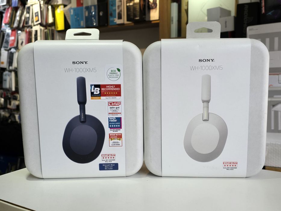 Навушники з мікрофоном Sony WH-1000XM5 Midnight Blue (WH1000XM5L.CE7)