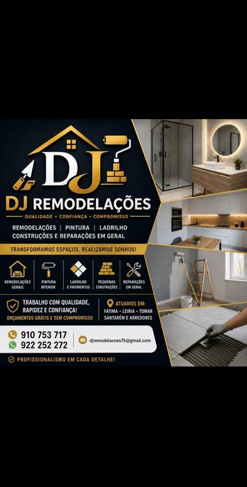 Remodelações e Pintura Interior – DJ Remodelações (Leiria/Santarém)