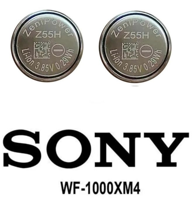 АКЦИЯ! Цена за 2 шт.! Новые! Sony WF-1000XM3/Sony WF-1000XM4 ZeniPower Z55H