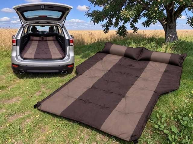 Materac Dmuchany Samochodowy Do Auta Łóżko 2 Osobowy Podróż Camping