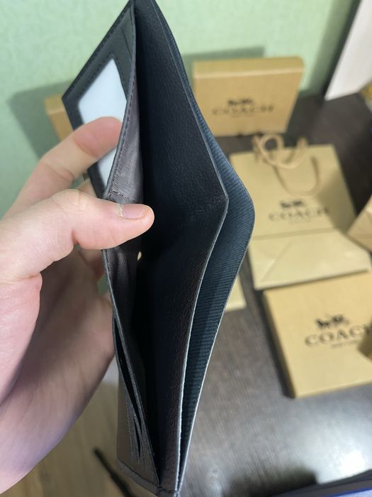 Купити гаманець Coach, кошельок коуч, оригінал, чоловічий гаманець Coa