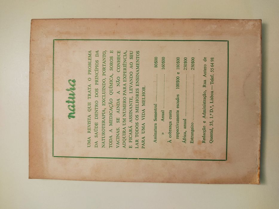 Livro "Manual pratico de dietética natural para doenças do fígado..."