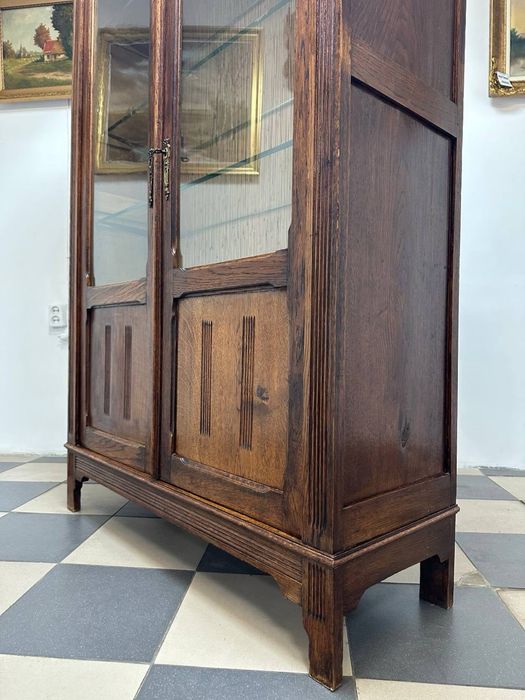 Вітрина дубова витрина дерево сервант 3174