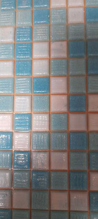 Mozaicos Bisazza azul mesclado