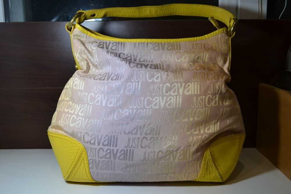 Just cavalli monogram большая  сумка оригинал шопер