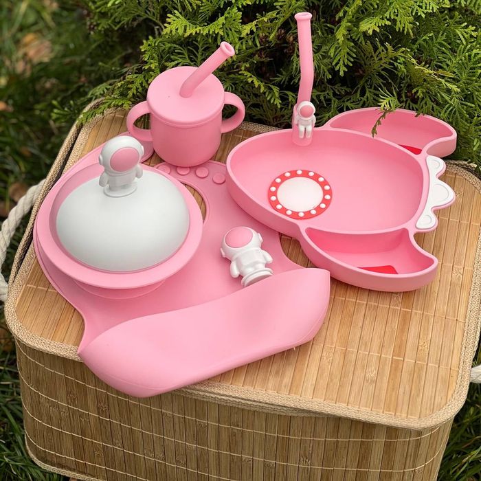 Дитячий посуд силіконовий посуд для прикорму