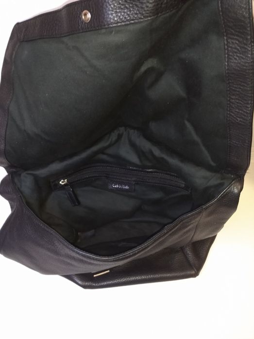 Calvin Klein шкіряна сумка шопер