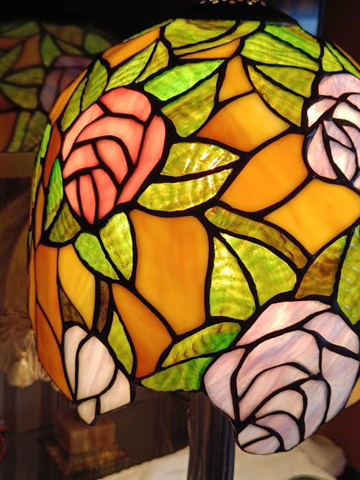 Kolekcjonerska stara Lampka gabinetowa ,, Tiffany "