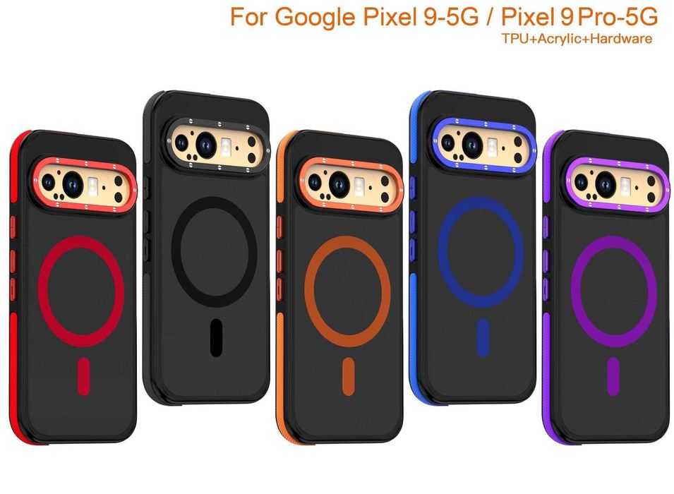 Google Pixel 9 Pro XL BQ MagSafe Millitary Матовий чохол Протиударний