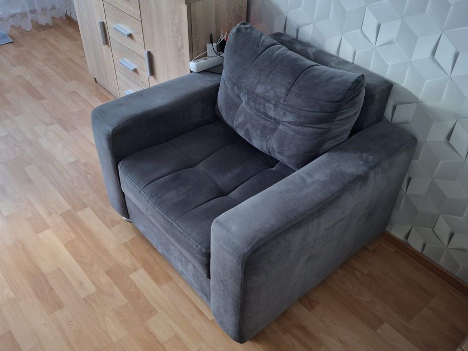 Wygodny fotel używany - 220 zł - Chrzanów