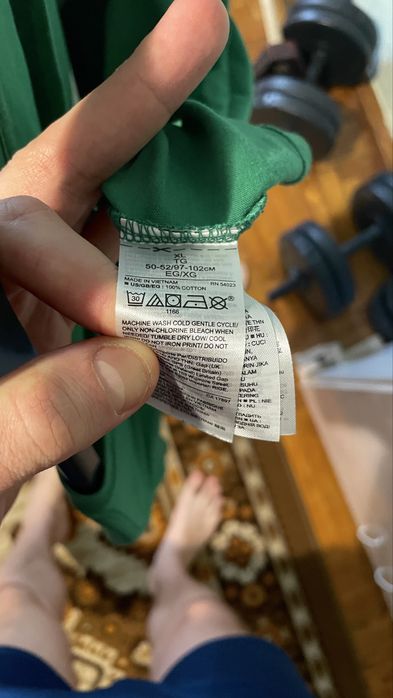 Чоловіча Футболка зелена Gap XL зелена