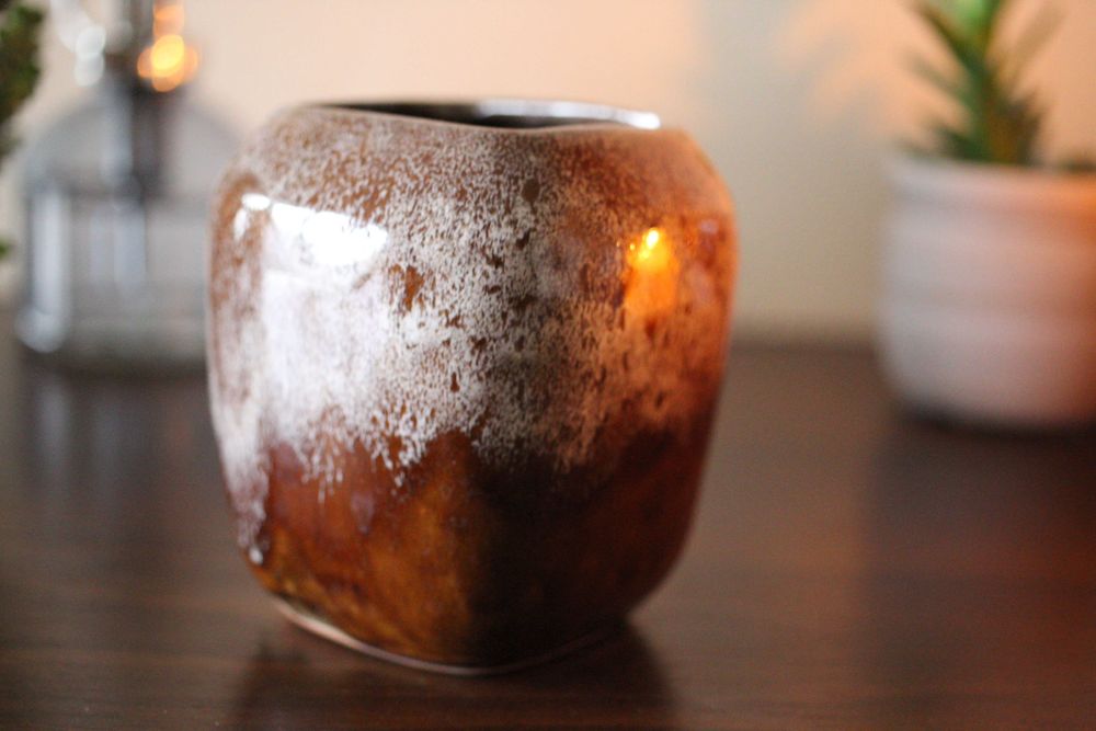 Wazon brązowy średni/mały