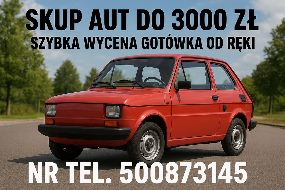 Skup aut szybka wycena gotówka do ręki