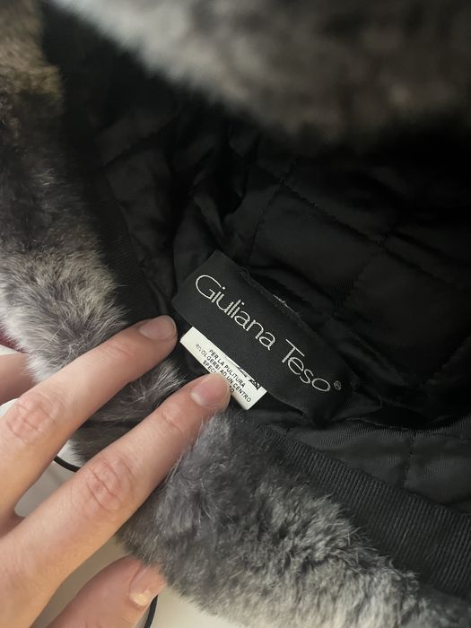 Шапка з хутра кролика Jiuliana Teso