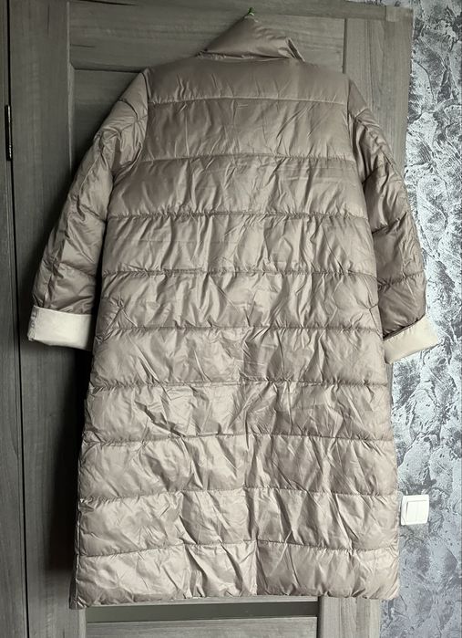 Зимовий пуховик двосторонній, розмір 46-48