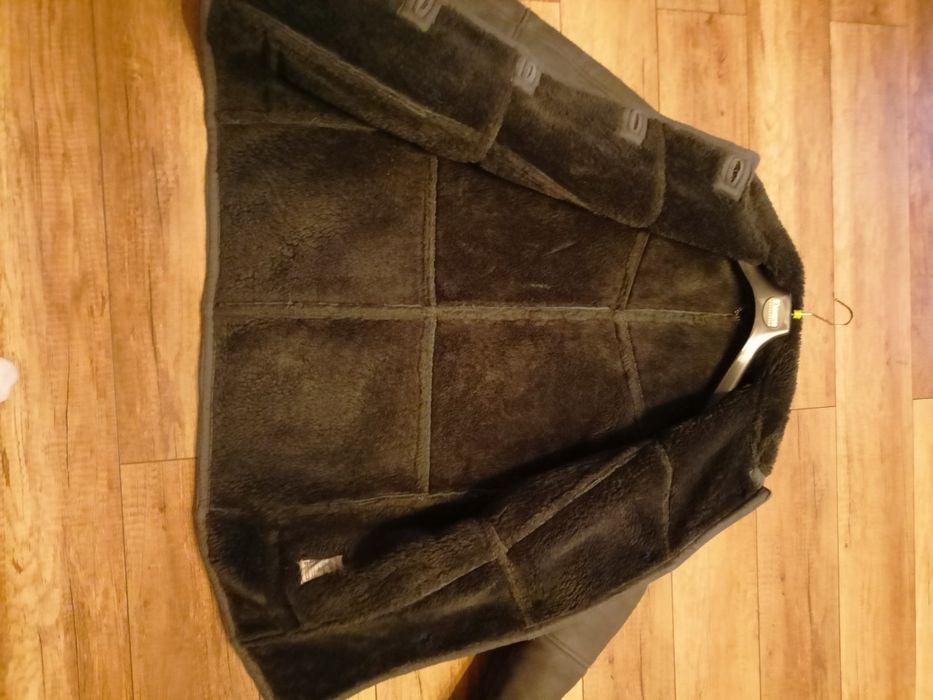 Vintage retro kożuch męski M