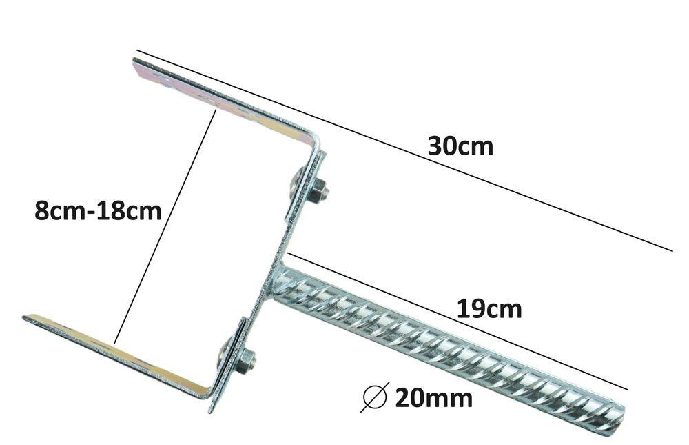 Podpora podstawa słupa przykręcana regulowana SOLIDNA kotwa  wspornik