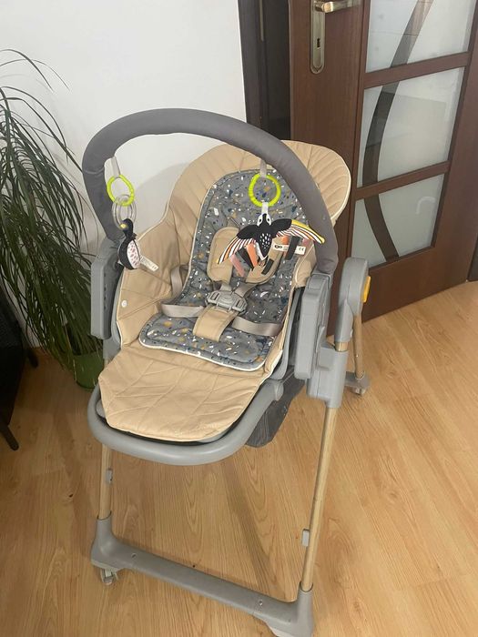 Krzesełko do karmienia kinderkraft lastree z pałąkiem
