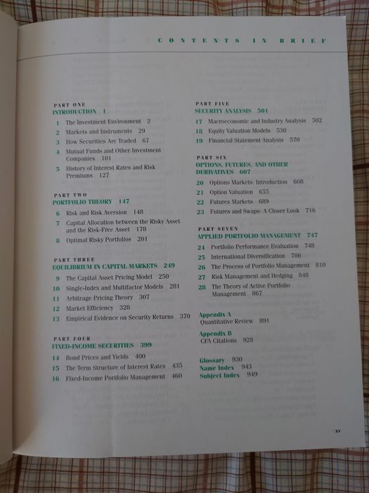 Investments fourth edition Bodie, Kane & Marcus