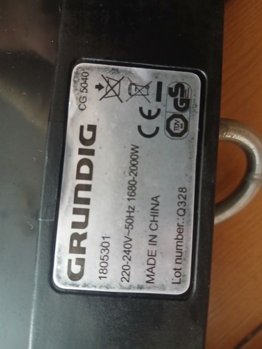 Електрогриль Grundig CG5040 2000 Вт, контактний гриль