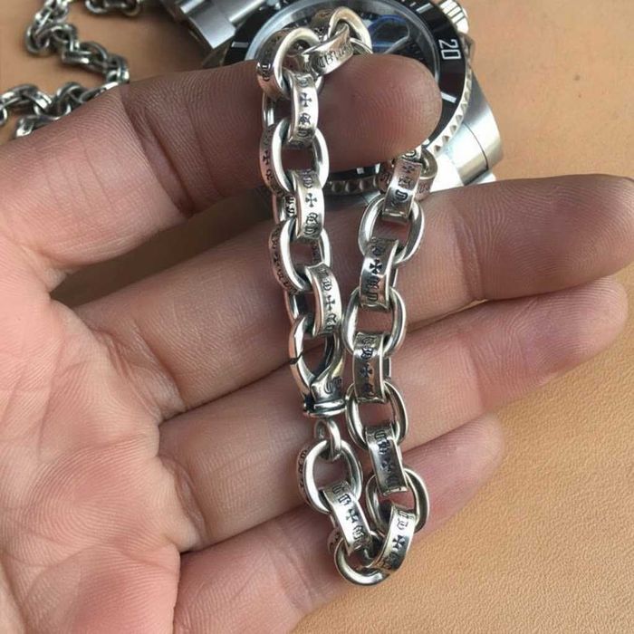 Новий Срібний браслет на руку Chrome Hearts