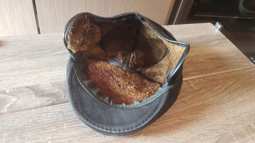 головной убор. кожа. размер XL. ( 60).