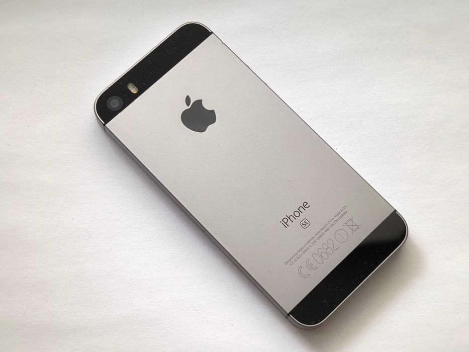 iPhone SE, Space Gray, 16 GB - 100% sprawny, stan bdb, bez blokad
