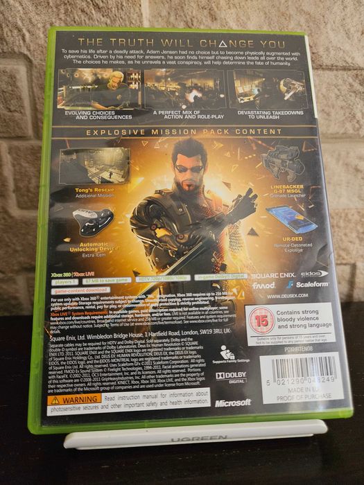 Jogo XBOX 360 - 'Deus EX Human Revolution'
