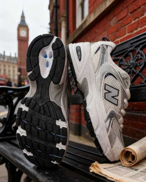 New Balance 530 White Silver Navy Rozmiar 39.5