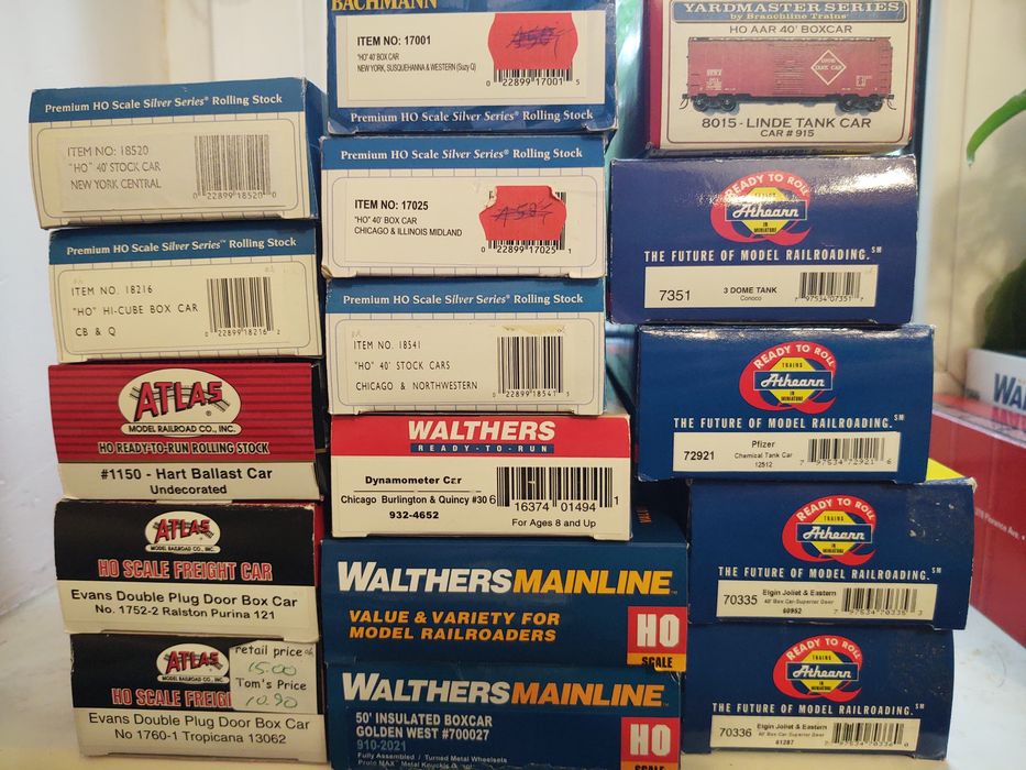 Wagony towarowe  H0 USA Athearn Atlas Bachmann Walthers