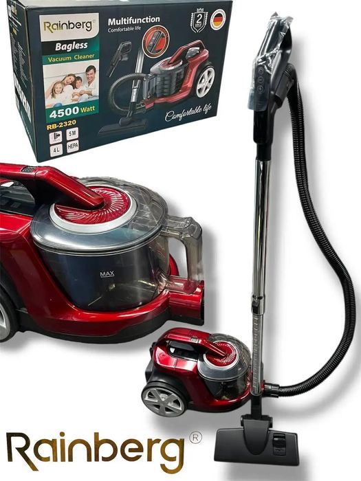 ПОТУЖНИЙ! Німецький пилосос 4500Вт, пылесос контейнерний, порохотяг