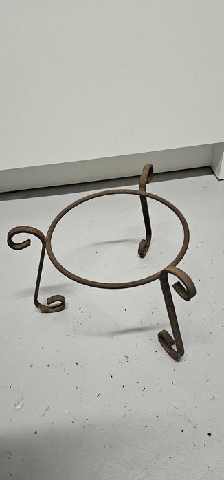 2 bases ferro para vasos de jardim