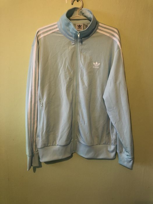 Oryginalna miętowa bluza adidas rozmiar L