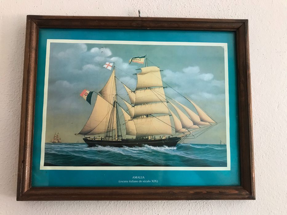 Quadros barcos históricos (4 quadros)