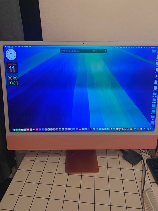 iMac 24" M1 (2021) - 8GB RAM / 1TB SSD – Ecrã com linhas