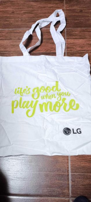 LG Torba biała, nowa lifes good..