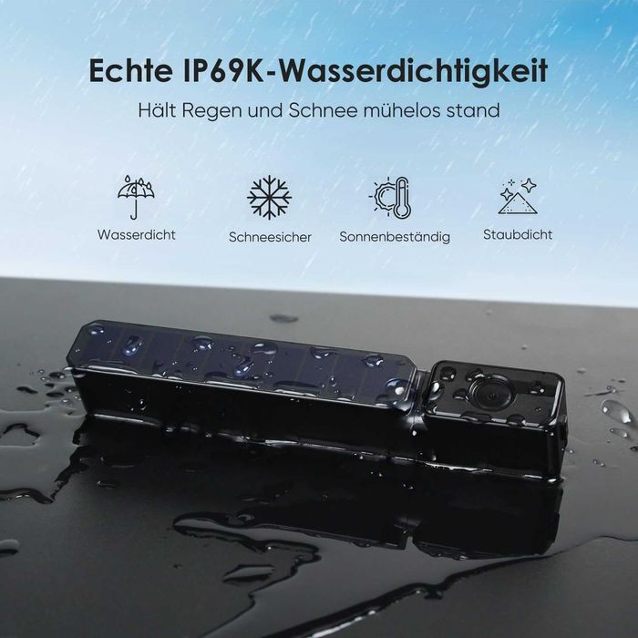 FOXPARK P - Solar 3 kamera cofania z ekranem