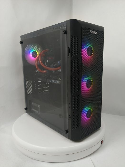 Komputer Gamingowy Ryzen 7 7800X3D,RX 9070 XT,16GB,SSD,Woda,Win 11