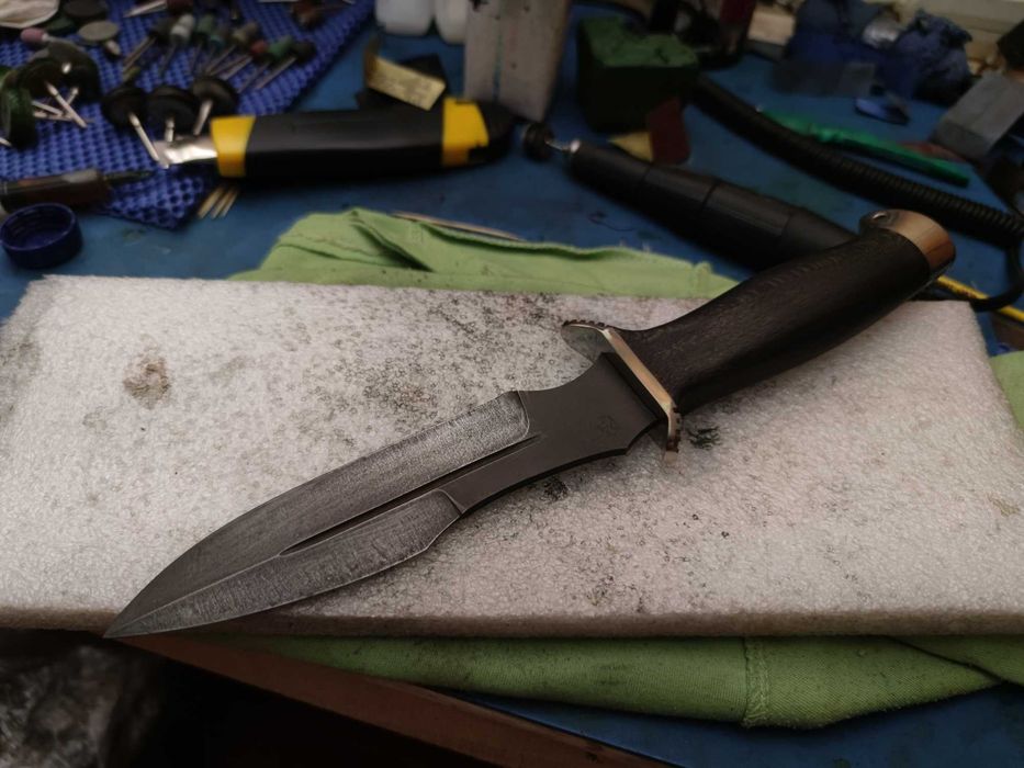 Нож ручной работы Каратель тактичний бойовий ніж Антитеррор