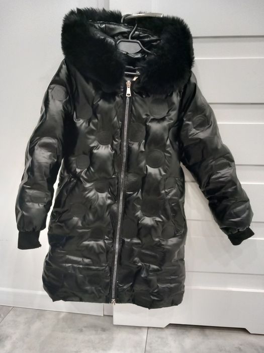 Kurtka damska czarna pikowana zimowa rozmiar M