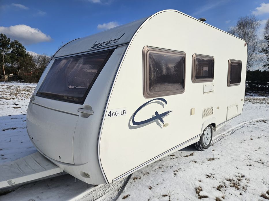 Przyczepa kempingowa Beyerland 2002r przedsionek bojler