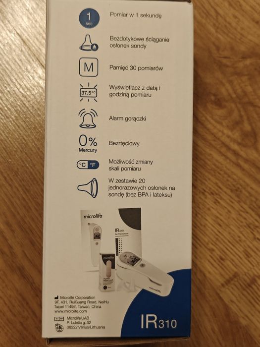 Termometr douszny Microlife