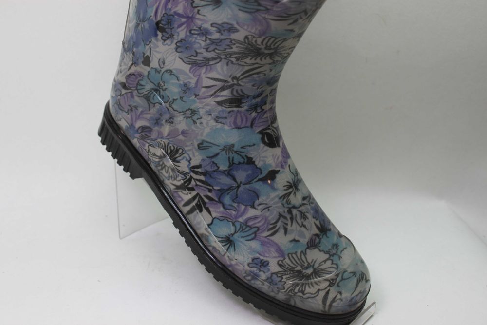 Резиновые гумові сапоги тм Alisa Line Оригинал ( А201 Ситец синий )