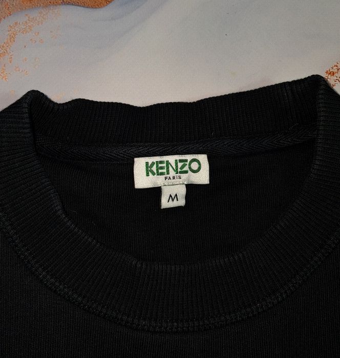 Свитот Kenzo Paris черный кофта бренд свитер