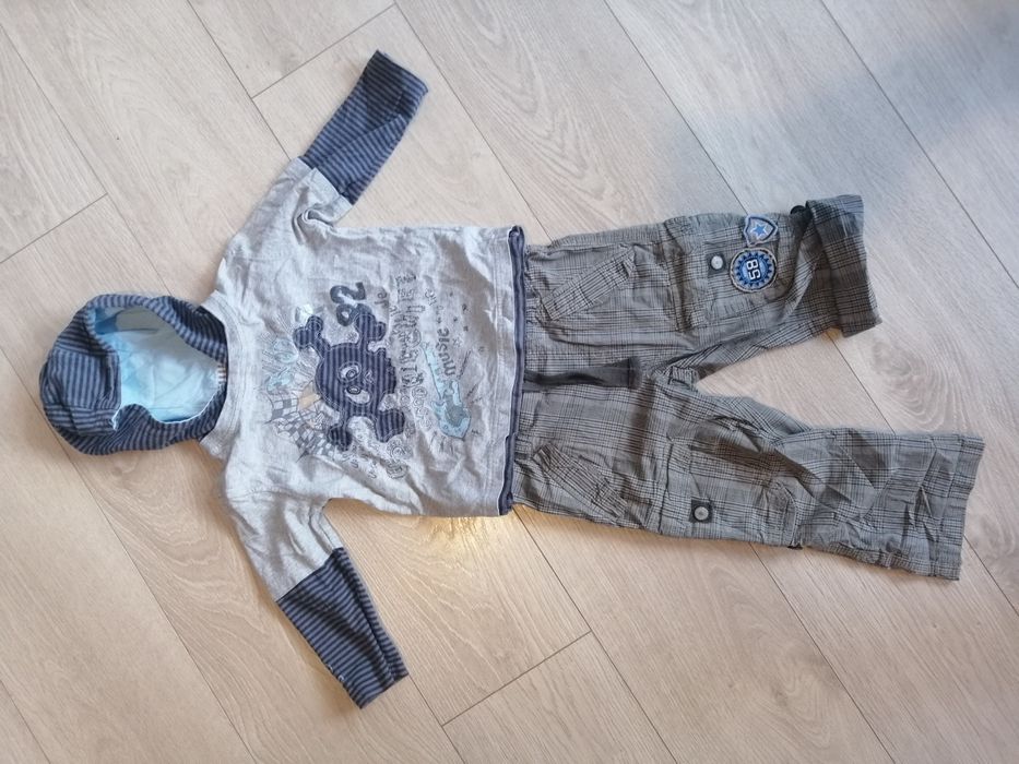 10. Zestaw paka ubrań dla chłopca r. 98 Next, H&M, Kaxs, Kappahl, Zara