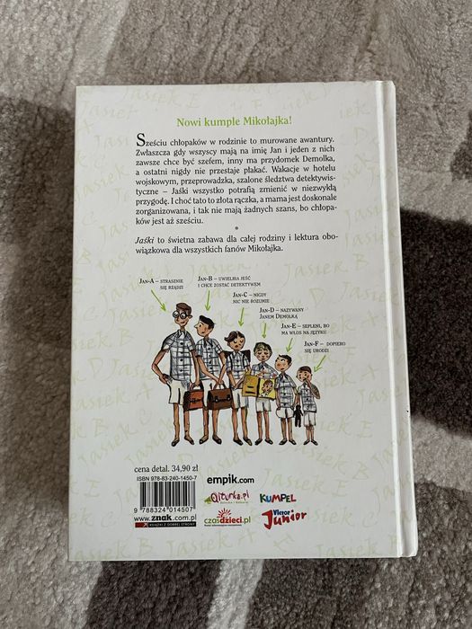 Książka Jaśki - nowi kumple Mikołajka